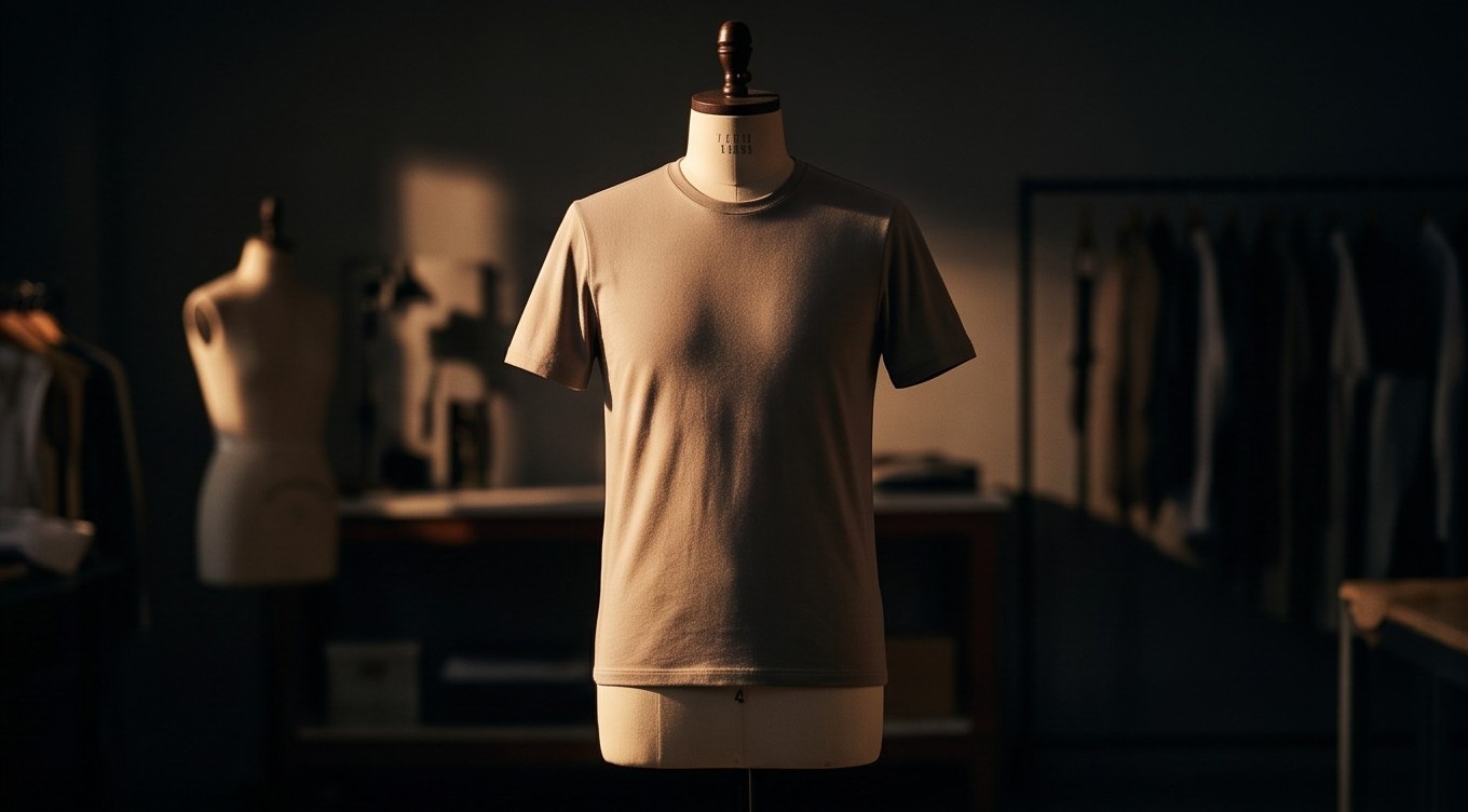 Sample garment on a dress form